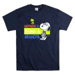 Peanuts Snoopy Happiness Is Being A Grandpa Woodstock T Shirt 7