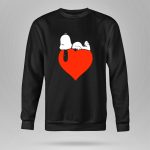 Peanuts Snoopy Heart Relaxation 9 Sweatshirt
