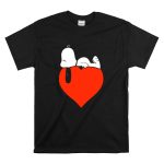 Peanuts Snoopy Heart Relaxation T Shirt 6