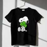 Peanuts Snoopy Hugging Green Shamrock 1 T Shirt