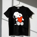 Peanuts Snoopy Hugging Red Heart Valentine 1 T Shirt