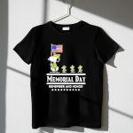 Peanuts Snoopy Memorial Day Remember and Honor American Flag 1 T Shirt