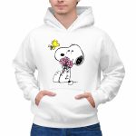 Peanuts Snoopy Mothers Love Flowers 2 Hoodie