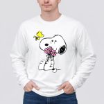 Peanuts Snoopy Mothers Love Flowers 4 Long Sleeves