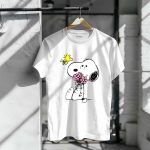 Peanuts Snoopy Mothers Love Flowers T Shirt 6