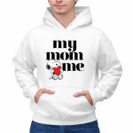 Peanuts Snoopy My Mom Loves Me Heart 2 Hoodie
