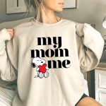 Peanuts Snoopy My Mom Loves Me Heart 3 Sweatshirt