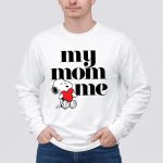 Peanuts Snoopy My Mom Loves Me Heart 4 Long Sleeves