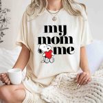 Peanuts Snoopy My Mom Loves Me Heart T Shirt 7