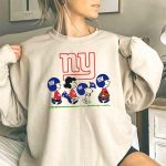 Peanuts Snoopy New York Giants Football Team NFL Characters 3 Sweatshirt