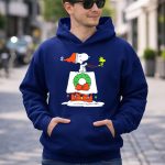 Peanuts Snoopy Santa Woodstock Christmas Wreath Doghouse Lights 8 Hoodie 1.jpg
