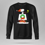 Peanuts Snoopy Santa Woodstock Christmas Wreath Doghouse Lights 9 Sweatshirt 1.jpg