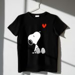 Peanuts Snoopy Sitting with Heart 1 T Shirt