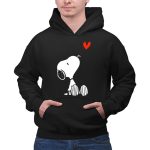 Peanuts Snoopy Sitting with Heart 2 Hoodie