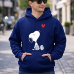 Peanuts Snoopy Sitting with Heart 8 Hoodie