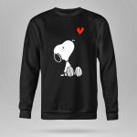 Peanuts Snoopy Sitting with Heart 9 Sweatshirt