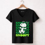 Peanuts Snoopy St Patricks Day 5 Womens V Neck1