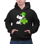 Peanuts Snoopy St Patricks Day Lucky Clover Hat 2 Hoodie