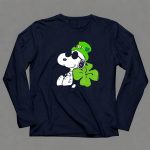 Peanuts Snoopy St Patricks Day Lucky Clover Hat 91 Long Sleeves
