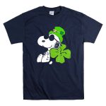 Peanuts Snoopy St Patricks Day Lucky Clover Hat T Shirt 7