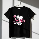Peanuts Snoopy Valentines Hearts and Love Letters 1 T Shirt