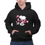 Peanuts Snoopy Valentines Hearts and Love Letters 2 Hoodie