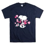 Peanuts Snoopy Valentines Hearts and Love Letters T Shirt 7