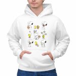 Peanuts Snoopy Woodstock Easter Spring Pattern 2 Hoodie