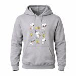 Peanuts Snoopy Woodstock Easter Spring Pattern 8 Hoodie