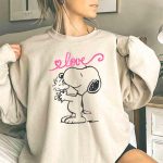 Peanuts Snoopy Woodstock Love Mothers Hug 3 Sweatshirt