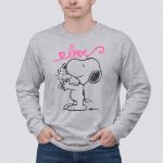 Peanuts Snoopy Woodstock Love Mothers Hug 6 Long Sleeves