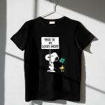 Peanuts Snoopy Woodstock This Is My Lucky St Patricks Day 1 T Shirt