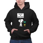 Peanuts Snoopy Woodstock This Is My Lucky St Patricks Day 2 Hoodie