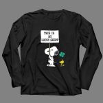 Peanuts Snoopy Woodstock This Is My Lucky St Patricks Day 4 Long Sleeves