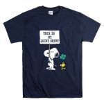 Peanuts Snoopy Woodstock This Is My Lucky St Patricks Day T Shirt 7