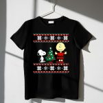 Peanuts Snoopy and Charlie Brown Christmas Snowflakes Ugly 1 T Shirt 1.jpg