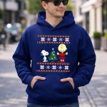 Peanuts Snoopy and Charlie Brown Christmas Snowflakes Ugly 8 Hoodie 1.jpg