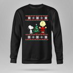 Peanuts Snoopy and Charlie Brown Christmas Snowflakes Ugly 9 Sweatshirt 1.jpg