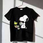 Peanuts Snoopy and Woodstock Painting Easter Eggs 1 T Shirt