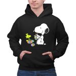 Peanuts Snoopy and Woodstock Painting Easter Eggs 2 Hoodie
