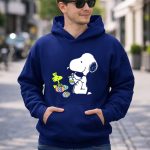 Peanuts Snoopy and Woodstock Painting Easter Eggs 8 Hoodie