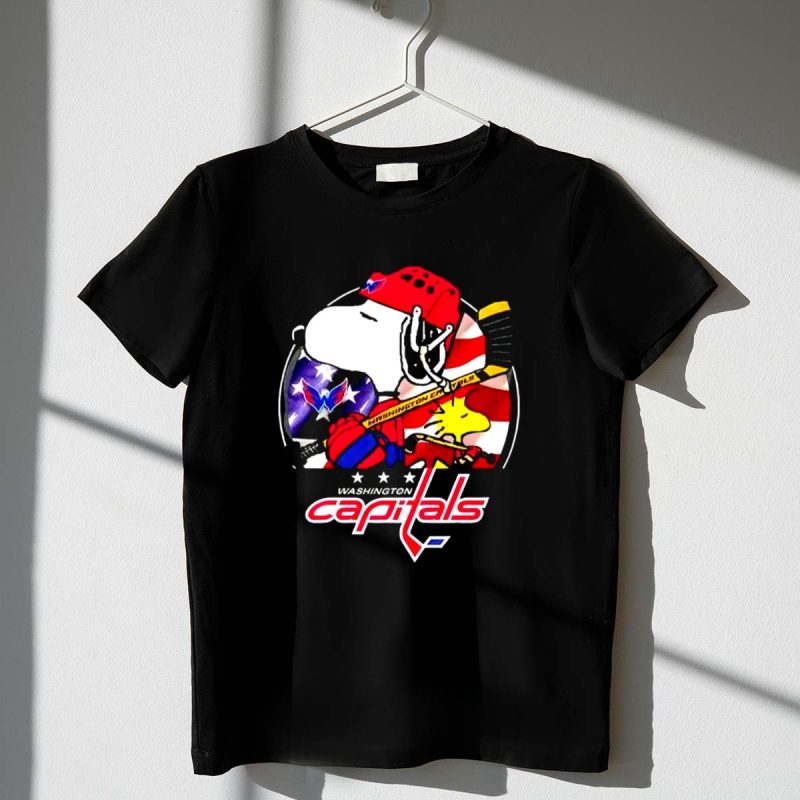 Peanuts Snoopy And Woodstock Washington Capitals For 4Th Of July 1 T Shirt.jpg
