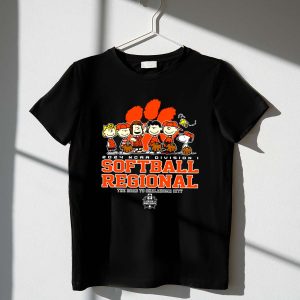 Peanuts Snoopy division I softball regional Clemson Tigers 2024 NCAA 1 T Shirt.jpg
