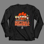 Peanuts Snoopy division I softball regional Clemson Tigers 2024 NCAA 4 Long Sleeves.jpg