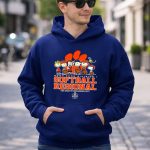 Peanuts Snoopy division I softball regional Clemson Tigers 2024 NCAA 8 Hoodie.jpg