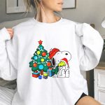 Peanuts Snoopy with Woodstock and Christmas Tree and Gifts 9 Sweatshirt 1.jpg