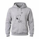 Peanuts Valentine Snoopy Heart Valentines Day 8 Hoodie