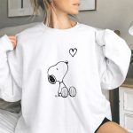 Peanuts Valentine Snoopy Heart Valentines Day 9 Sweatshirt