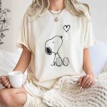 Peanuts Valentine Snoopy Heart Valentines Day T Shirt 7