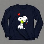 Peanuts Valentine Snoopy Lots Of Love Hugging Woodstock Hearts 6 Long Sleeves